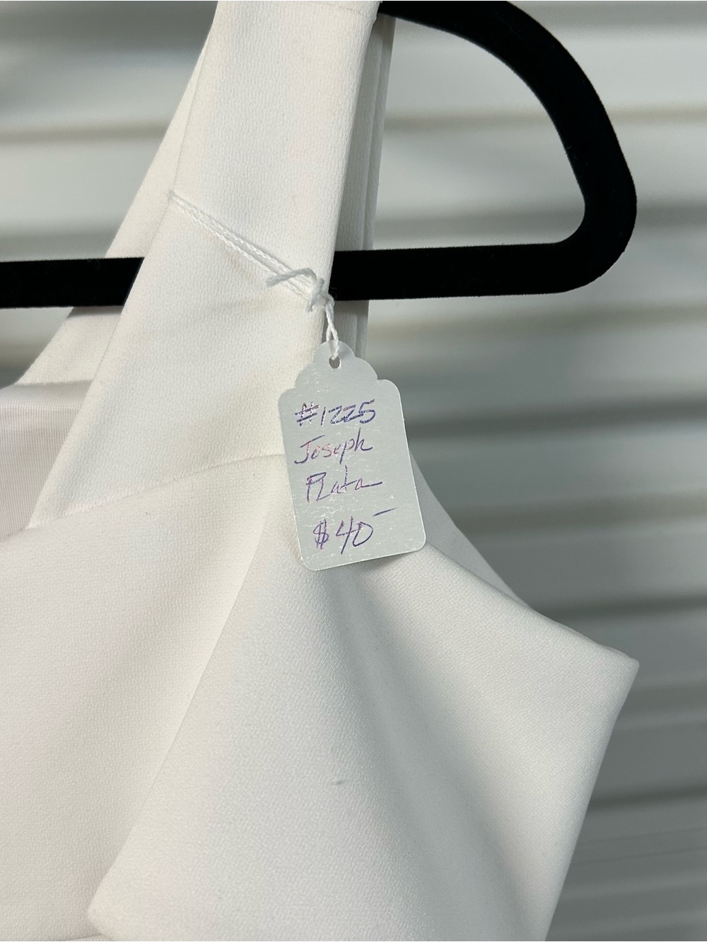 White Cold-Shoulder Ruffle Camisole - Picture 6 of 11